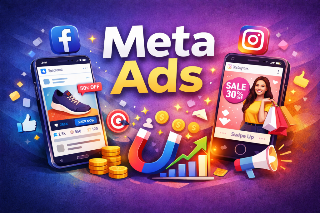 Meta Ads expert in Kerala creating Facebook and Instagram ad campaigns to grow business online